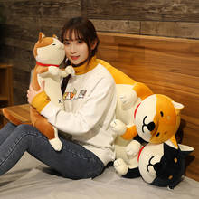 60-120cm Lovely Shiba Inu Dog & Cat Plush Toys Long Animal Pillow Stuffed Toy for Children Baby Sleep Cushion Birthday Gift 2024 - buy cheap