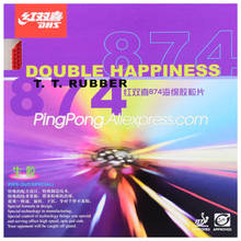 DHS 874 Table Tennis Rubber Pips-out (Speed & Spin) Original DHS Ping Pong Sponge 2024 - buy cheap
