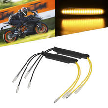 Luces intermitentes de 12V para motocicleta, decodificador de fallos, indicador de resistencia de carga de Error, lámparas intermitentes, accesorios para Dirt Pit Bike 2024 - compra barato