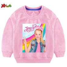 Crianças camisolas bonito meninas t camisa meninas hoodies camisolas mangas topos roupas 2-8 anos t camisa meninos presente de natal traje 2024 - compre barato