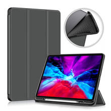 For iPad Air 4/iPad Pro 11 Case 2021 2020 With Pencil Holder Cover for iPad Pro 12.9 2021 Case 2024 - buy cheap