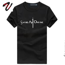 Camiseta estampada japonesa são samurai, camiseta com estampa de arte on-line, nova lista para outono e inverno, roupas casuais, kirisaya, anime japonês 2019 2024 - compre barato