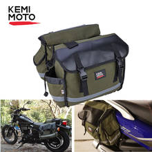 Motorcycle Bag Saddlebag Motorcycle luggage bag Travel Knight Rider For Sportster 883XL 1200 Cruiser For Kawasaki Vulcan MT09 2024 - buy cheap