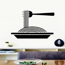 DIY Art noodles Wall Stickers Personalized Creative For Restaurant Decoration Wall Decals Wall Art Decal 2024 - buy cheap