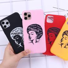 Curly hair Girl Woman Case for iPhone 12 Mini 11 Pro X XS Max XR 8 7 6 6s Plus Soft Phone Cover 2024 - buy cheap