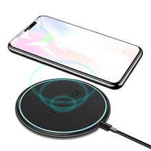 Cargador inalámbrico rápido Qi de 10W, almohadillas de carga Micro inalámbricas para iPhone13, 13Pro, 12, 12Promax, 11, X, Samsung, Xiaomi, Huawei 2024 - compra barato