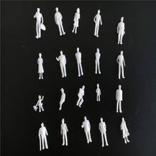 1000pcs 1/100 Scale Model People White Figures Architectural Human Building Train Road Landscape Diorama Train Railway Layout 2024 - buy cheap