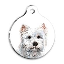 Pulsera de perro redondo, con diseño de acuarela West Highland Terrier 2024 - compra barato