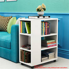 Simple Creative Small Children's Bookshelf With Wheel Easy To Move Bedroom Living Room Corner Kids Book Shelf Storage Cabinet 2024 - buy cheap