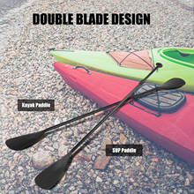 Lixada 4 шт. алюминиевые двойные весла двойного назначения, байдарка надувная лодка, sup доска, стоячий весло для серфинга, доска для серфинга, oar T ручка 2024 - купить недорого