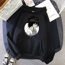 2021 spring and autumn new products hoodie women Death Note Street hip-hop print Harajuku hooded sweatshirt Loose casual jacket 2024 - buy cheap