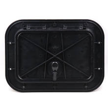 Boat Deck Access Hatch & Lid with Lock - 4.96  x 11 inch (Black) 2024 - buy cheap