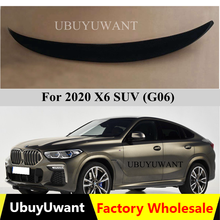 UBUYUWANT автомобиль спойлер заднего багажника, крыла для 2019 2020 BMW X6 X6M G06 M50d M50i углеродного волокна крышка багажника для губ хвост крыло спойлера P Стиль 2024 - купить недорого