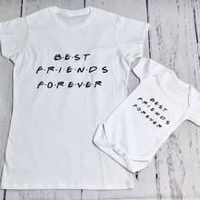 Friends Family Matching T Shirts Mum Son Daughter Baby Matching T Shirts Baby Grow Jumpsuit Family Matching Clothes Drop Ship 2024 - buy cheap