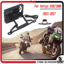 Accesorios para motocicleta, soporte para teléfono móvil, placa GPS, para Kawasaki Versys 650/1000, 2015-2017 2024 - compra barato