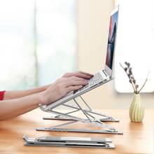 Laptop Holder Foldable Bracket Aluminium Alloy PC Notebook Laptop Stand for MacBook Pro air asus acer xiaomi dell huawei lenovo 2024 - buy cheap