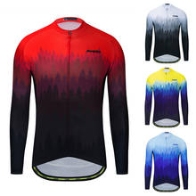 Aogda Cycling Jersey 2020 Long Sleeve MTB Road Bike Jerseys Quick Dry Mountain Bicycle Shirt Maillot Ciclismo 2024 - buy cheap