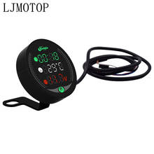 Medidor de tiempo/temperatura del agua/voltaje/tabla de visualización USB 4 en 1 para motocicleta YAMAHA mt07 mt09 fz07 fz09 mt/fz 07 09 mt10 xsr 700 2024 - compra barato