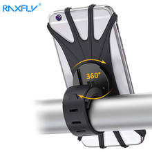 RAXFLY Universal Bike Bicycle Phone Holder 360 Rotation Motorcycle Bike Mobile Phone Holder Stand Handlebar Clip Mount Bracket 2024 - buy cheap