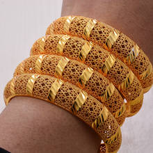 4 peças de pulseira para mulheres braceletes dubai braceletes etíopes joias africanas árabe oriente médio 2024 - compre barato