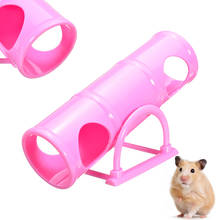 1pc Hamster Seesaw Tunnel Sports Plastic Cage House Tunnel Tube Pet Supplies High Quality Entertainment Toys Pink/Blue 2024 - buy cheap