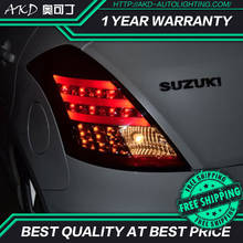 AKD-luces traseras LED para coche Suzuki Swift, accesorio de iluminación de marcha atrás, DRL, señal de freno, para modelos del 2005 al 2016 2024 - compra barato