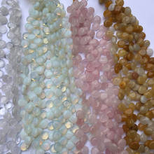10*12mm pedras naturais opala/quartzs rosa/jade amarelo/cristal branco pétalas de água soltas contas soltas faça você mesmo fazer jóias artesanais 2024 - compre barato