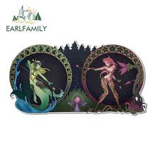 Earlfamily adesivos de 13cm x 7.2cm para carro, para liga of legends nami, adesivos e decalques para decoração de porta-malas adequado para todos os tipos de veículos 2024 - compre barato