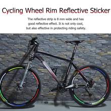 MTB Fluorescent Bike Stickers Cycling Wheel Rim Reflective Bicycle Reflector Stickers Decal Bicycle Accessories 2024 - buy cheap