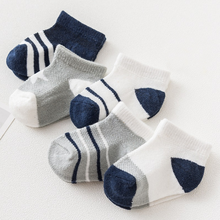 5Pair/lot new summer cotton socks thin casual baby children socks 2024 - buy cheap