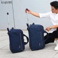 KLQDZMS 20’’24 Inch Men Trolley Bags  Oxford Travel Suitcase On Wheels Cabin Rolling Luggage Bag 2024 - buy cheap