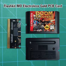 Doom troopers-kit lanterna md eletrosem ouro placa pcb 16 bit md jogos cartucho para console megadrive genesis 2024 - compre barato