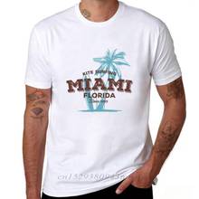 2019 Miami Florida Summer Men T-shirt Fashion Kite Plam Tree Top Tees Style O-neck Short Sleeve T Shirt 2024 - buy cheap