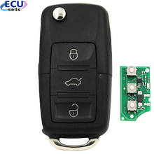 Flip Remote Key Fob 3 Buttons With ID48 Chip 433MHz 6QE 959 753 For Volkswagen 2024 - buy cheap