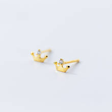 MloveAcc-pendientes de plata de primera ley para mujer, aretes pequeños, 100% plata esterlina, 6mm x 4mm, regalo para niña, niña y mujer 2024 - compra barato