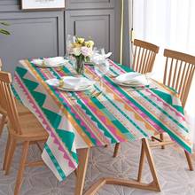 Nordic Style Decorative Table Cloth Linen Waterproof Rectangular Home Decoration Tablecloth for Dining Room Table Desk Cover 2024 - buy cheap