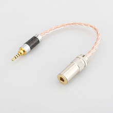 Audiocrast 2,5 мм TRRS сбалансированный до 4,4 мм сбалансированный женский OCC посеребренный аудио кабель 2024 - купить недорого
