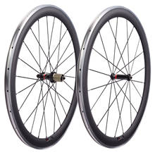 Ultra Light Straight Pull Alum Alloy Braking Surface Road Bike Carbon Wheels 50mm Road Bicylce wheelset with AS511SB AS522SB Hub 2024 - buy cheap