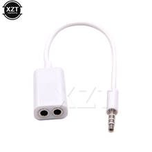 10pcs 3.5mm Audio Cable One-to-Two Couples Line Aux Earphone Stereo Headphone Splitter Adapter for iPhone Xiaomi HUAWEI mp3 2024 - buy cheap