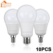 10 pçs lâmpada led e27 e14 220v 240v lampada ampola bombilla potência real 3w 5 7 9 12 15 lâmpada led inteligente ic luz 2024 - compre barato