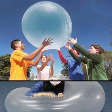Bola inflável para crianças, bola macia de ar livre preenchida de bolha e balão de brinquedo para festa, jogo de verão, presente para crianças 2024 - compre barato
