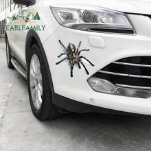 EARLFAMILY-pegatinas de araña 3D para coche, calcomanías divertidas de animales en raya automática, accesorios de pegatina de estilo de coche, 13cm x 12,6 cm 2024 - compra barato