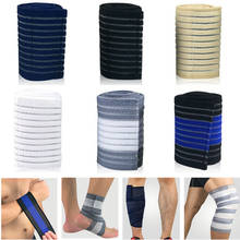 Bandagem esportiva para compressão, cotovelo, pulso, perna, tornozelo, suporte para joelho, protetor, esporte, fitness, academia l672, 1 peça 2024 - compre barato