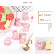 6Pcs/Set Easter Cookie Mold EID Mubarak Biscuit Mould Diy Egg Rabbit Biscuit Cutter Fondant Maker Cake Baking Tools Party Decor 2024 - buy cheap