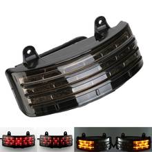 Tri-Bar Splash Guard LED Tail Brake Turn Signal Light for Harley Touring Street Glide Motorcycle Turn Signal Light 2024 - buy cheap