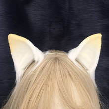 MMGG New Arknights Nightmare White Snow Cat Neko Fox Ears Hairhoop For Anime Lolita Cosplay Costume Accessories 2024 - buy cheap