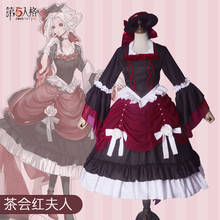 Mary Bloody Queen tea party cos  Identity V anime woman cosplay High-quality uniform costume full set Dress + hat + bowtie 2024 - buy cheap