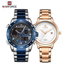 Naviforce-novo relógio de pulso esportivo para homens e mulheres, relógio de quartzo, impermeável, marca de luxo, 2021 2024 - compre barato