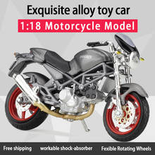 Maisto modelo de motocicleta twin monste s4, coleção de brinquedo para crianças, feito em liga metálica 2024 - compre barato