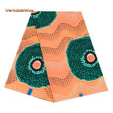 African Fabric Ankara African Real Wax Prints Cotton Fabric Diamond Pattern VeritablelWax High Quality For Party Dress 24FS1364 2024 - buy cheap